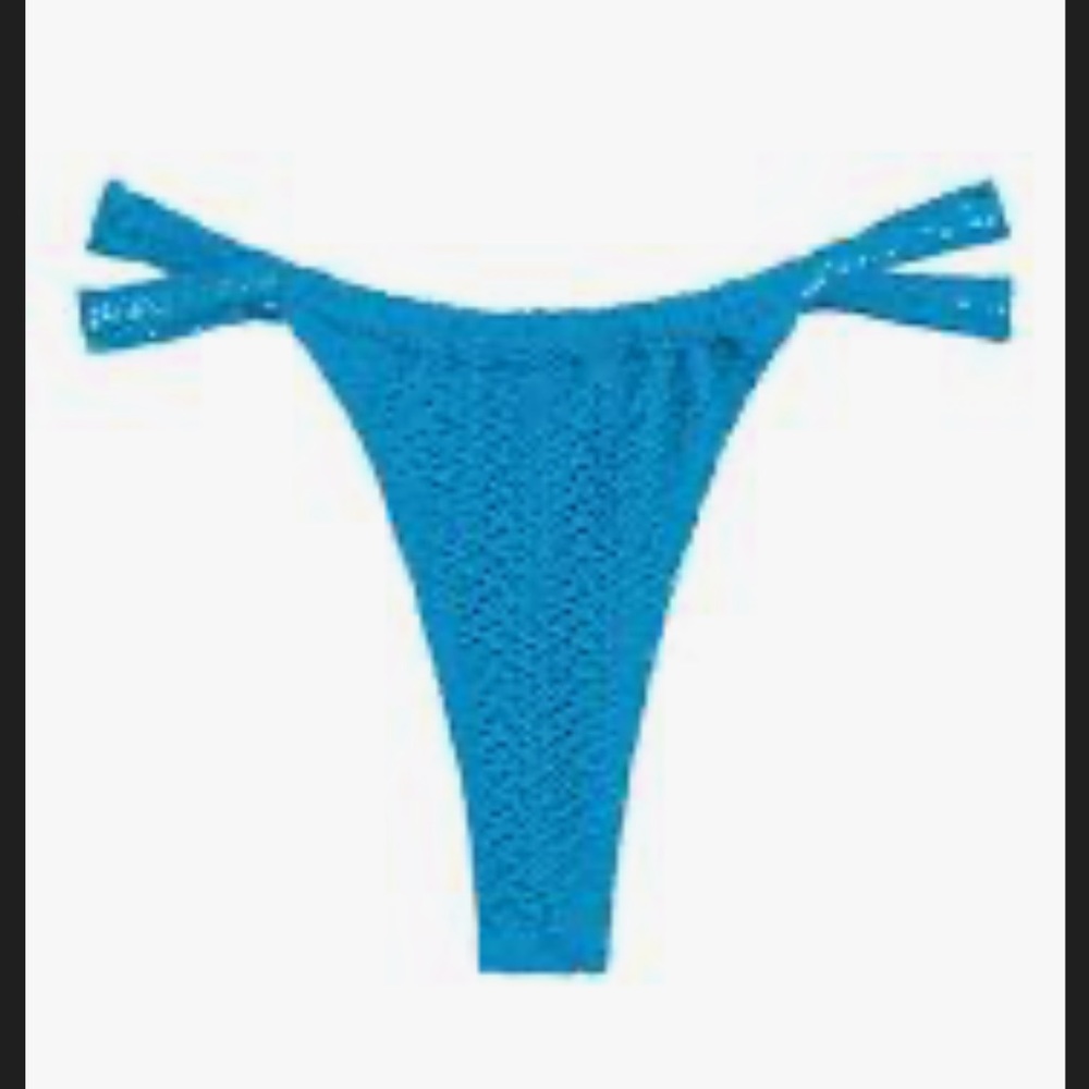 Monday Swimwear Palma bottom in ride the wave crochet
